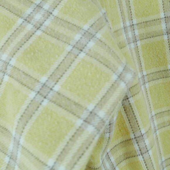 Pendleton Women's Medium Button Up Shirt Butter Yellow Plaid Preppy Classic - Picture 6 of 8